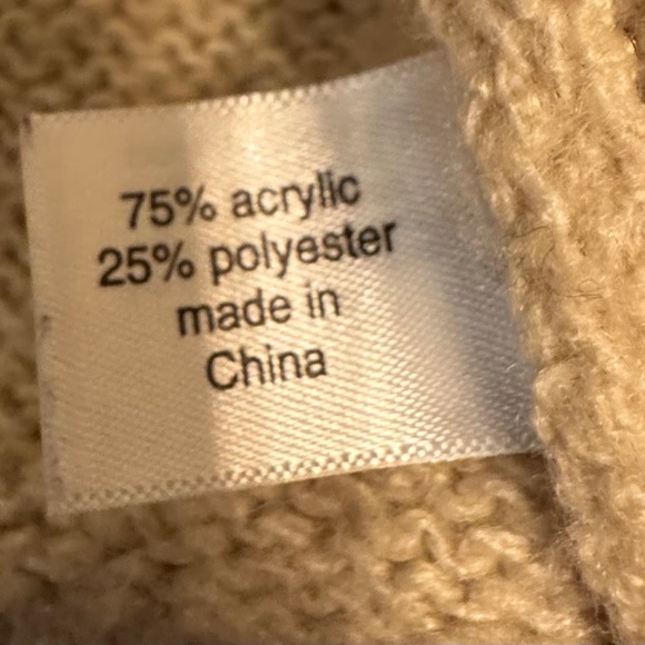 Lane Bryant Oatmeal & Black Geometric Open-Front Cardigan – 26/28 - Picture 9 of 16